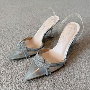 Jessica Simpson Rhinestone Slingback Heel